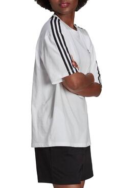T-Shirt Adidas Adicolor Oversized Branco Mulher