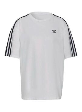 T-Shirt Adidas Adicolor Oversized Branco Mulher