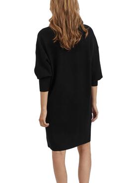 Vestido Vila Olivinja Knit Preto para Mulher