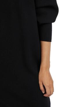 Vestido Vila Olivinja Knit Preto para Mulher