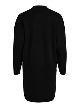 Vestido Vila Olivinja Knit Preto para Mulher