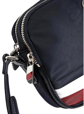 Bolsa Tommy Hilfiger Poppy Crossover Azul Marinho Mulher