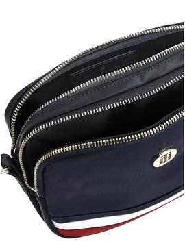 Bolsa Tommy Hilfiger Poppy Crossover Azul Marinho Mulher