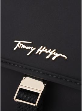 Bolsa Tommy Hilfiger Relaxed Crossover Preto Mulher