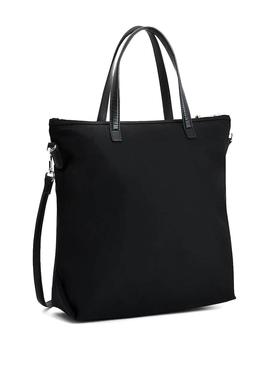 Bolsa Tommy Hilfiger Relaxado Tote Preto Para Mulher