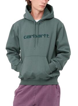 Sweat Carhartt com capuz Verde Para Homem