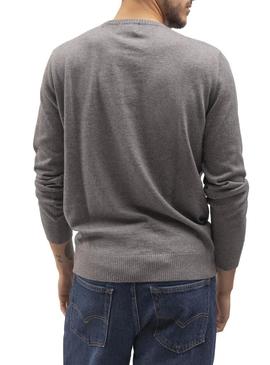 Camisola Klout Relieve Cinza para Homem