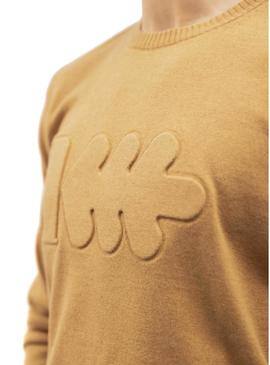 Camisola Klout Relieve Beige para Homem