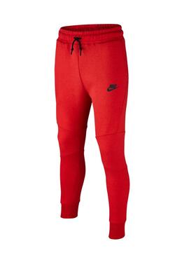 Calças Nike Tech Fleece Vermelho