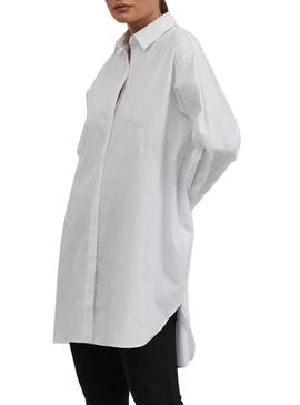 Camisa Vila Gimas Oversize Branco para Mulher