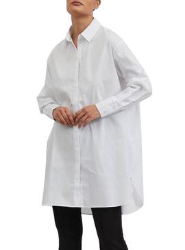 Camisa Vila Gimas Oversize Branco para Mulher