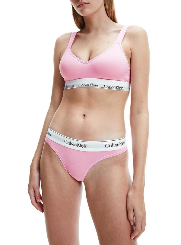 Sutiã esportivo Calvin Klein Performance 280427 rosa reversível