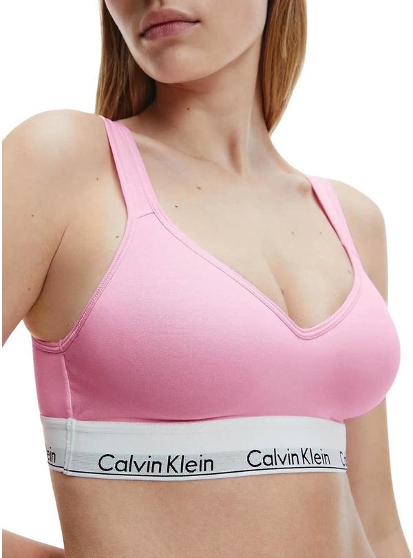 Sutiã Calvin Klein Lift Bralette Rosa Mulher