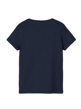 T-Shirt Name It Tolle Azul Marinho para Menina
