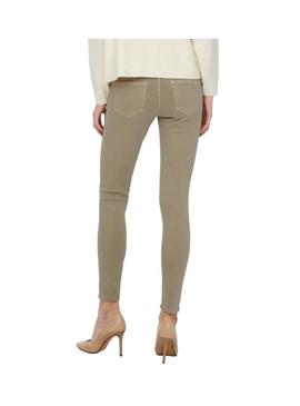 Calças Only Blush Chino Skinny Tostado Mulher