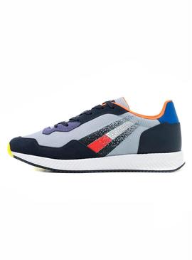 Sapatilhas Tommy Jeans Track Cleat Mix Runner Azul