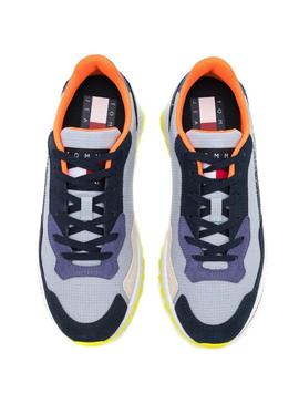 Sapatilhas Tommy Jeans Track Cleat Mix Runner Azul
