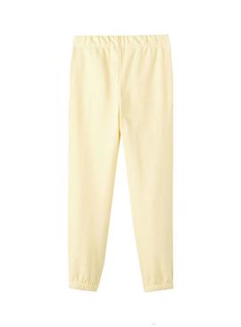 Pantalon Jogger Name It Tulena Amarelo para Mulher