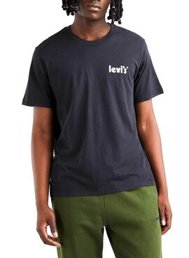 T-Shirt Levis Relaxed Caviar para Homem