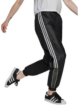 Calça Esporte Adidas Preto Estampa para Mulher