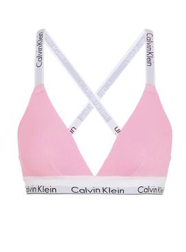 Bra Calvin Klein Unlined Bralette Rosa Mulher