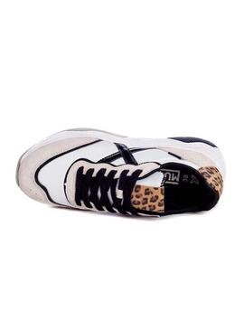 Sapatilhas Munich Wave 88 Branco Leopardo Mulher