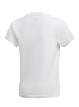 T-Shirt Adidas Trefoil Tee Branco Meninos Pequeno