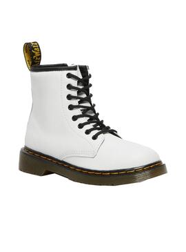 Botas Dr. Martens 1460 J Branco Romário para Meninos