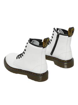 Botas Dr. Martens 1460 J Branco Romário para Meninos