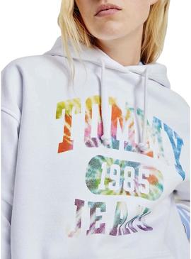 Sweat Tommy Jeans Tie Dye Oversized Mulher