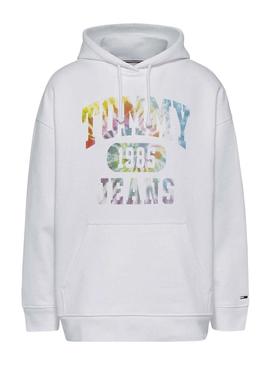 Sweat Tommy Jeans Tie Dye Oversized Mulher
