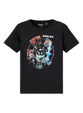 T-Shirt Name It Roblox Desmond Preto para Menino