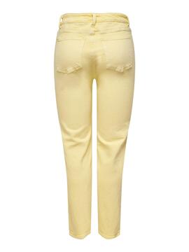 Jeans Only Emily Amarelo para Mulher