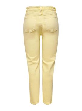 Jeans Only Emily Amarelo para Mulher