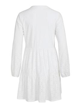 Vestido Vila Kawa Branco Para Mulher