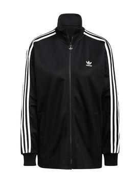Sweat Adidas Track Preto Para Mulher
