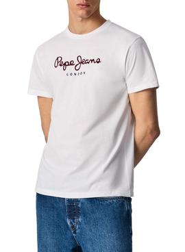 T-Shirt Pepe Jeans Eggo Branco para Homem