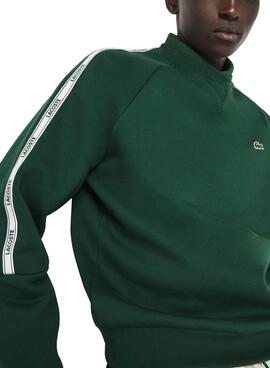 Sweat Lacoste SH1213 Verde para Homem