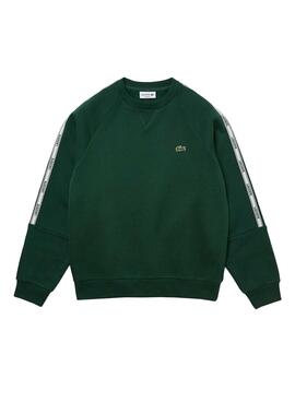 Sweat Lacoste SH1213 Verde para Homem