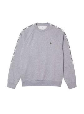 Sweat Lacoste SH1213 Cinza para Homem