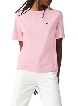 T-Shirt Lacoste TF5441 Rosa para Mulher