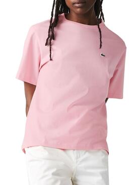 T-Shirt Lacoste TF5441 Rosa para Mulher