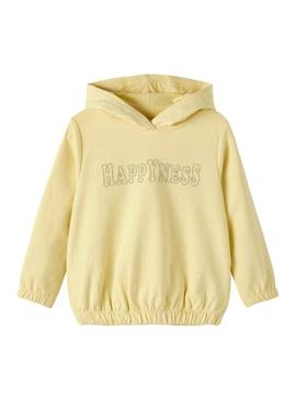 Sweat Name It Borcha Amarelo para Menina