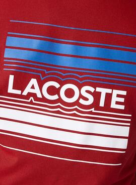 T-Shirt Lacoste TH0851 Vermelho para Homem