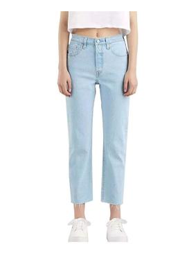 Jeans Levis 501 Crop Samba Goal Mulher