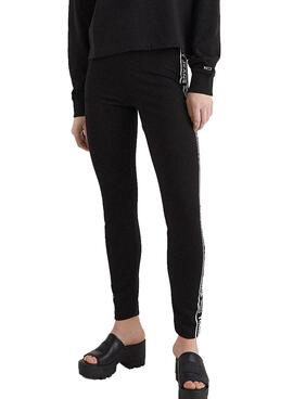 Leggings Tommy Jeans Fita Preto para Mulher