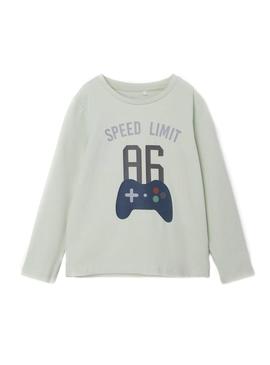 T-Shirt Name It Ben Verde para Menino