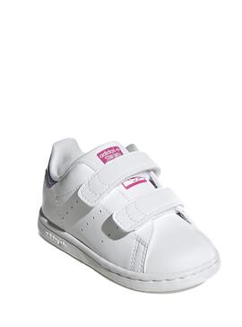 Sapatilhas Adidas Stan Smith Branco Velcro Mini