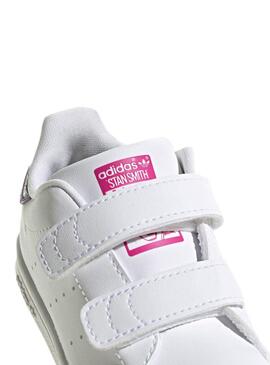 Sapatilhas Adidas Stan Smith Branco Velcro Mini