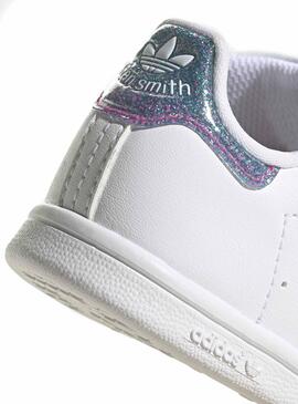 Sapatilhas Adidas Stan Smith Branco Velcro Mini